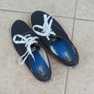 Keds Black Sneakers with White Accents